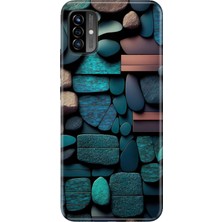 Senada Reeder P13 Blue Max Pro Lite 2022 Kılıf Desenli Baskılı Tpu Rubber Kapak Dekor Taşlar