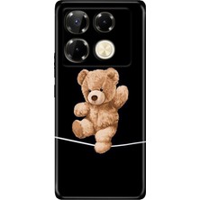 Adasena Infinix Note 40 Pro 5g Kılıf Desenli Baskılı Tpu Rubber Kapak Teddybear Cambaz