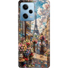 Senada Xiaomi Redmi Note 12 Pro 5g Kılıf Desenli Baskılı Tpu Rubber Kapak Baharda Paris