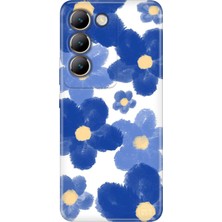 Senada Vivo V30 Lite Kılıf Desenli Baskılı Tpu Rubber Kapak Blue Orgin