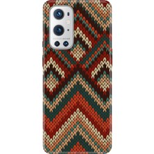Adasena Oneplus 9 Pro Kılıf Desenli Baskılı Tpu Rubber Kapak Zikzak