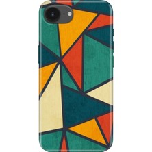 iPhone 16E Kılıf Desenli Baskılı Tpu Rubber Kapak Wall
