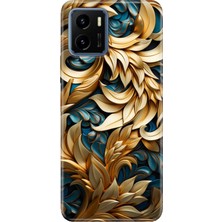 Vivo Y15S Kılıf Desenli Baskılı Tpu Rubber Kapak Sarmaşık