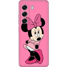 Tecno Camon 40 4g Kılıf Desenli Baskılı Tpu Rubber Kapak Utangaç Minnie