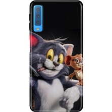 Senada Samsung Galaxy A7 2018 Kılıf Desenli Baskılı Tpu Rubber Kapak Jerry And-Tom