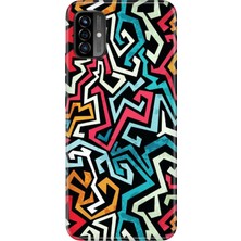 Senada Reeder P13 Blue Max Pro Lite 2022 Kılıf Desenli Baskılı Tpu Rubber Kapak Graffiti