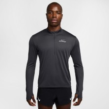 Nike Dri-Fıt Pacer Flash 1/2 Fermuarlı Uzun Kollu Reflektörlü Erkek Koşu Üstü
