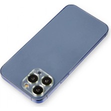 Marsilyan  iPhone 12 Pro Metal Kamera Lens Koruma Cam - Açık Yeşil