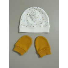 Messido %100 Pamuklu Şapka - Eldiven Seti - Yıldızlar