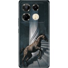 Senada Infinix Note 40 Pro 5g Kılıf Desenli Baskılı Tpu Rubber Kapak Horse