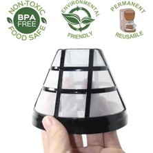 Storemax Tekrar Kullanılabilir Kahve Filtreleri, Premium Nylon Malzeme, 2 Adet, Kolay Temizlenebilir, Çevre Dostu, Tüm Standart Kahve Makineleri Ile Uyumlu