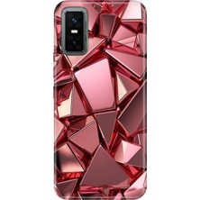 Infinix Gt 30 Pro Kılıf Desenli Baskılı Tpu Rubber Kapak Pembe Deco