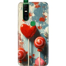 Adasena Infinix S5 Pro Kılıf Desenli Baskılı Tpu Rubber Kapak Lollipop