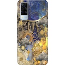Senada Vivo Y51 Kılıf Desenli Baskılı Tpu Rubber Kapak Güneş