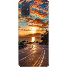 Samsung Galaxy A71 Kılıf Desenli Baskılı Tpu Rubber Kapak Manzaram