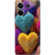 Senada Xiaomi Redmi Note 13 Pro 5g - Poco X6 Kılıf Desenli Baskılı Tpu Rubber Kapak Fluffy