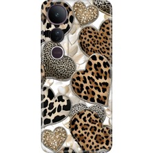 Senada Vivo V50 Lite Kılıf Desenli Baskılı Tpu Rubber Kapak Kalp 90210