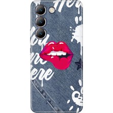 Senada Vivo V30 Lite Kılıf Desenli Baskılı Tpu Rubber Kapak Jeanssss