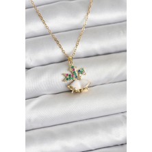 Callerrons Accessories Zincir Gold Renk Chirtsmas Bell Model Yılbaşı Temalı Kadın Kolye - EBJ251201W38462