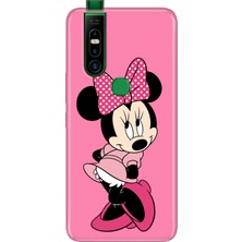Infinix S5 Pro Kılıf Desenli Baskılı Tpu Rubber Kapak Utangaç Minnie
