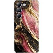 Vivo V30 Lite Kılıf Desenli Baskılı Tpu Rubber Kapak Seattle-Mermer