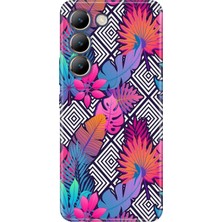 Senada Vivo V30 Lite Kılıf Desenli Baskılı Tpu Rubber Kapak Botanik
