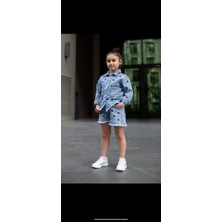 Leona Luxe Minnie Mouse Kot Ceket-Şort Takım