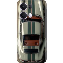 Senada Oppo Reno 13 Pro Kılıf Desenli Baskılı Tpu Rubber Kapak Klasik Araba