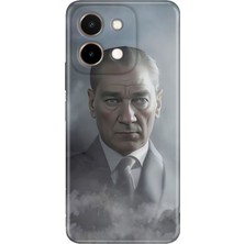 Senada Vivo Y28 Kılıf Desenli Baskılı Tpu Rubber Kapak Atatürk 1938