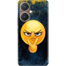 Senada Vivo Y27 Kılıf Desenli Baskılı Tpu Rubber Kapak Emojixx