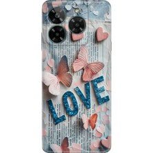General Mobile Era 50 Kılıf Desenli Baskılı Tpu Rubber Kapak Love Painting