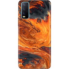 Vivo Y11S Y20 Y20S Kılıf Desenli Baskılı Tpu Rubber Kapak Lav