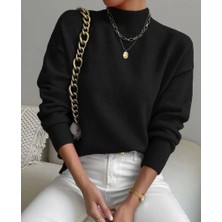 Tua Moda Kadın Uzun Kollu Balıkçı Yaka Triko Bluz