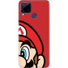 Realme C21Y - C25Y Kılıf Desenli Baskılı Tpu Rubber Kapak Mario