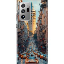 Senada Samsung Galaxy Note 20 Ultra Kılıf Desenli Baskılı Tpu Rubber Kapak Galata Francisco