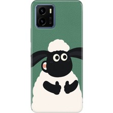 Vivo Y15S Kılıf Desenli Baskılı Tpu Rubber Kapak Kuzucuk