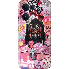 Senada Oppo Reno 13 Pro Kılıf Desenli Baskılı Tpu Rubber Kapak Girl Power