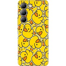 Senada Vivo V30 Lite Kılıf Desenli Baskılı Tpu Rubber Kapak Civcivler