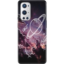 Senada Oneplus 9 Pro Kılıf Desenli Baskılı Tpu Rubber Kapak Gezegenler