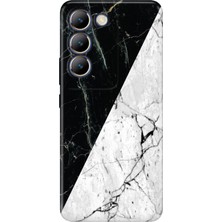 Vivo V30 Lite Kılıf Desenli Baskılı Tpu Rubber Kapak Mermer