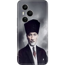 Senada Honor 400 Pro Kılıf Desenli Baskılı Tpu Rubber Kapak Atatürk