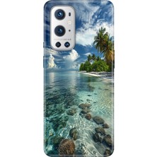 Oneplus 9 Pro Kılıf Desenli Baskılı Tpu Rubber Kapak Maldivler 50