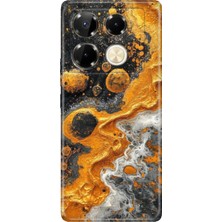 Infinix Note 40 Pro 5g Kılıf Desenli Baskılı Tpu Rubber Kapak Krater
