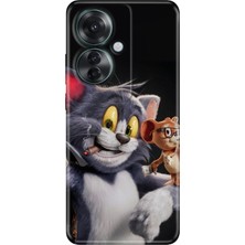 Senada Oppo Reno 11F Kılıf Desenli Baskılı Tpu Rubber Kapak Jerry And-Tom