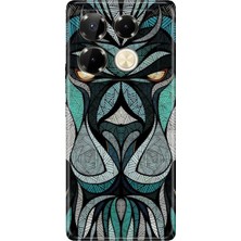 Infinix Note 40 Pro 5g Kılıf Desenli Baskılı Tpu Rubber Kapak Lion Mandala