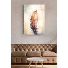 Marsilyan Ultra Yüksek Çözünürlüklü Cam Kuş Tüyü Tablosu Kırılmaz Cam Tablo Ev, Salon, Hediyesi