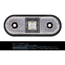  tırsa dorse ovel lamba ledli beyaz kılıklı