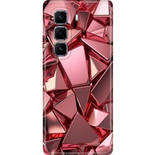Infinix Hot 50 Pro Plus 5g Kılıf Desenli Baskılı Tpu Rubber Kapak Pembe Deco