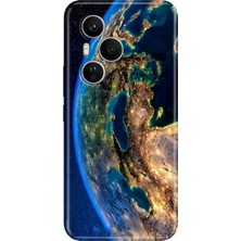 Honor 400 Pro Kılıf Desenli Baskılı Tpu Rubber Kapak World Night