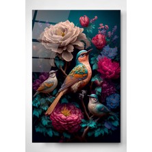 Marsilyan Sinek Kuşu Cam Tablo, Dekoratif Cam Tablo